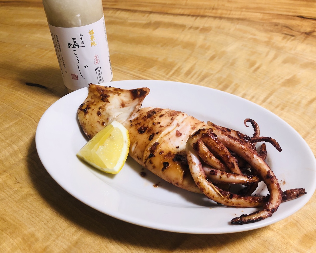 いかの塩こうじ漬け焼き 酒蔵が教える 酒 みりん 粕 麹のレシピやお役立ち情報サイト 白扇酒造