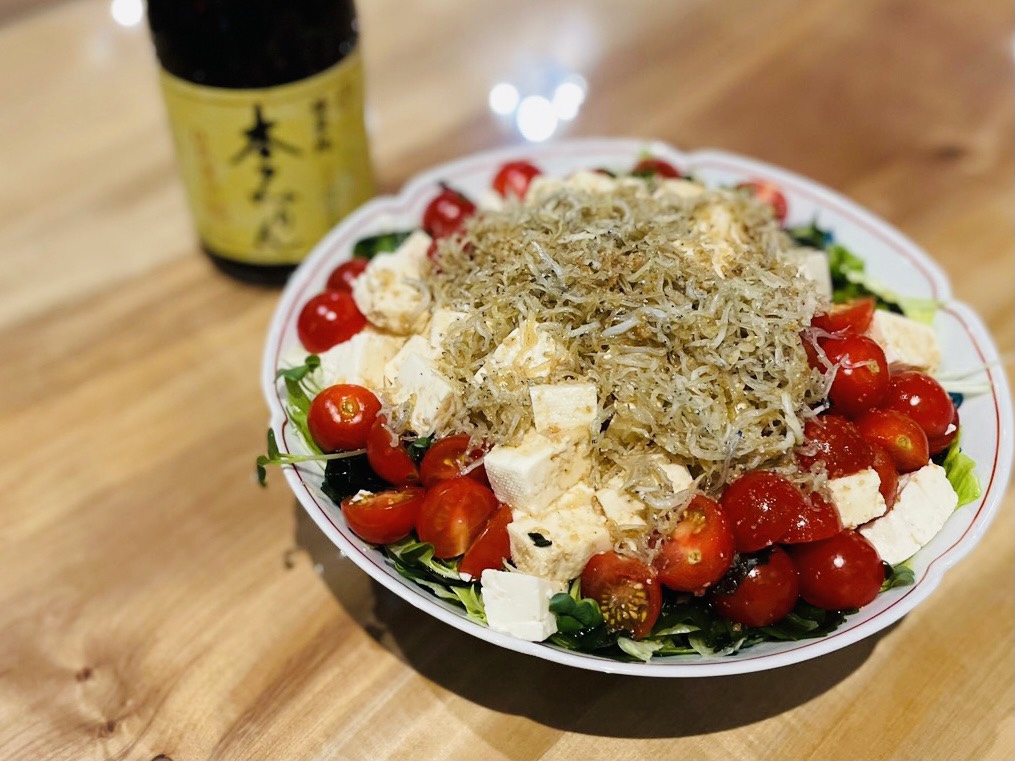 じゃこ豆腐のわかめサラダ 酒蔵が教える 酒 みりん 粕 麹のレシピやお役立ち情報サイト 白扇酒造 じゃこ豆腐のわかめサラダ 酒蔵が教える 酒 みりん 粕 麹のレシピやお役立ち情報サイト 白扇酒造