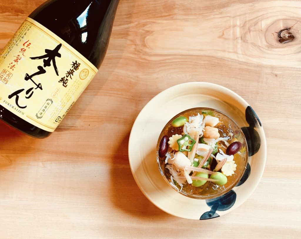 夏野菜のジュレスープ 酒蔵が教える 酒 みりん 粕 麹のレシピやお役立ち情報サイト 白扇酒造